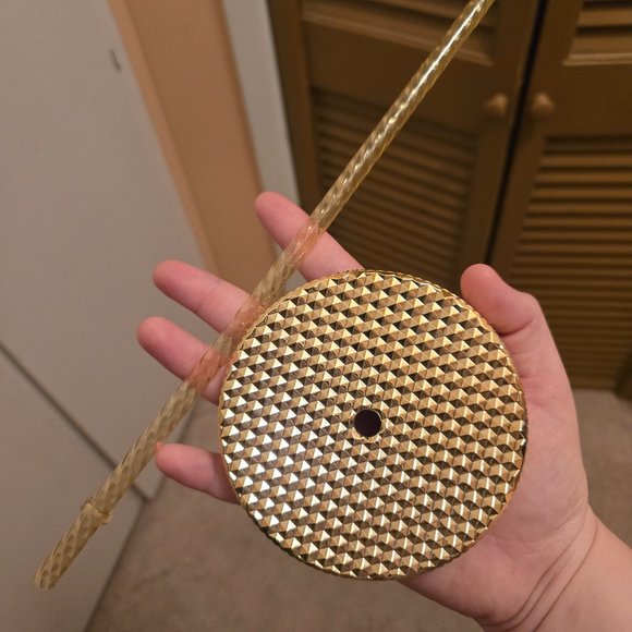 Gold studded starbucks cup, used LIKE NEW - Picture 3 of 3